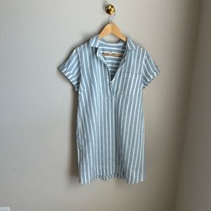 J. Crew factory linen shirt dress, size small